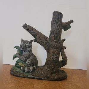 Vasa 1988 TM241 Ceramic Handpainted Raccoon With Corn